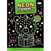 Розмальовка з неоновими наліпками "NEON STICKERS book" "Потішне Королівство"- РМ-69-04
