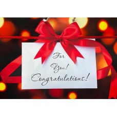 Пакет ламінований "For you Congratulations" (36х24х12см) - СВ-02