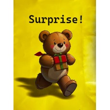 Пакет ламінований "Ведмідь - surprise!" (40х30х13см) - ВР-053