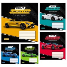 Зошит 12 арк.клітинка Люкс, Lux Cars, ТЕ11111