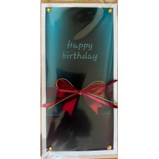 Конверт для грошей ручної роботи  з накладним елементом "Happy birthday" - КР-169У 