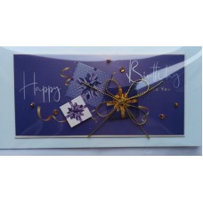 Листівка ручної роботи "Happi Birthday to you" - ЛРР-020у (укр. мова)