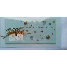 Листівка ручної роботи "happy Birthday To you" - ЛРР-021у (укр. мова)