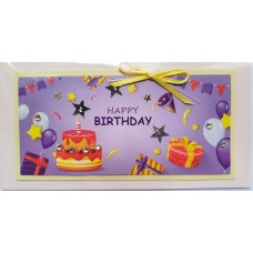 Листівка ручної роботи "Happy Birthday!" - ЛРР-099у (укр. мова)