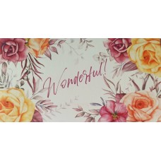 Конверт для грошей "Wonderful" - 12.1093