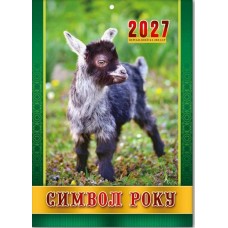 Календар перекидний настінний на 2027 рік (20х28 см) "Символ року" A4-06