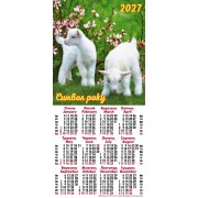 Календар-плакат третинка на 2027 рік (Символ року) ТР-06