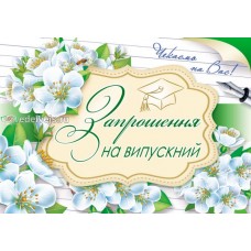 Запрошення на випускний ЭД-03-00-569 (у)